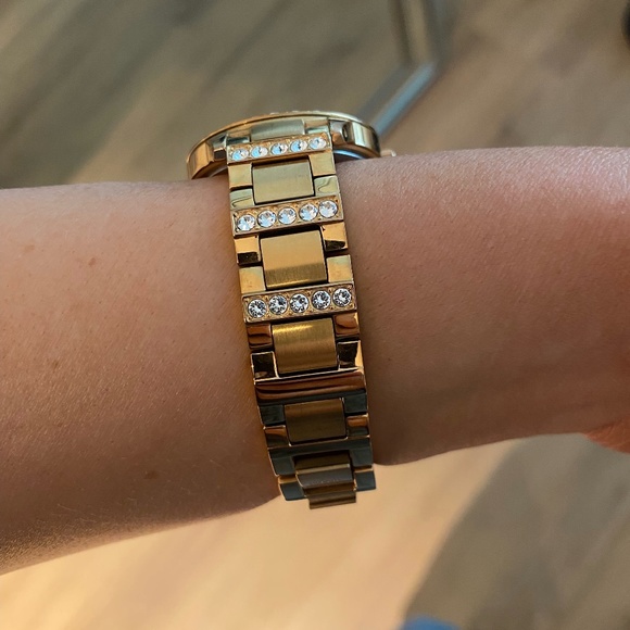 Fossil Women's Rose Gold Watch with Crystal Accents - Stainless Steel - Picture 2 of 4